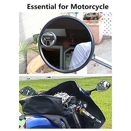image for Aumo-mate 1 Pair New Driver Side Wide Angle 3-inch Round Convex Car Ve