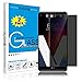 [2 Pack] LG V20 Screen Protector, DONWELL Shield Privacy Anti-Spy Tempered Glass Screen Protector for LG V20