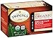 Twinings of London Organic and Fair Trade Certified Breakfast Blend Tea Bags, 20 Count