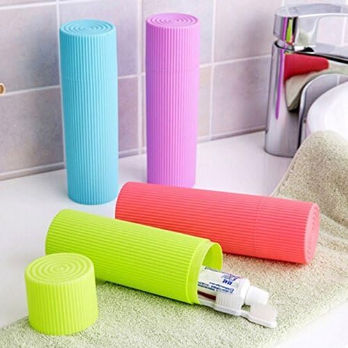 Lemish Portable Travel Toothbrush Toiletries Stationery Holder Storage Box