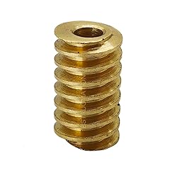 Brass Worm Gear Set - 0.5 Modulus 20T 20:1