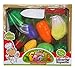Liberty Imports 20 Pcs Kitchen Cutting Vegetables Crate Pretend Food Playset