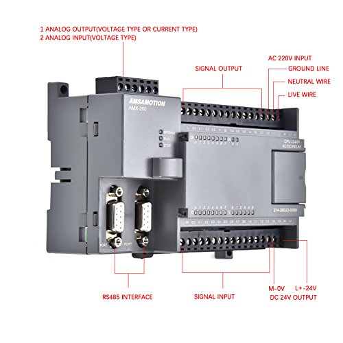 Programmable Logic Controller, 220V PLC S7-200 CPU224XP Programmable Controller Relay Output Programmable Logic Controller