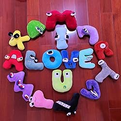 IT-EZ Alphabet Lore Plush Learning Toys, Letters A