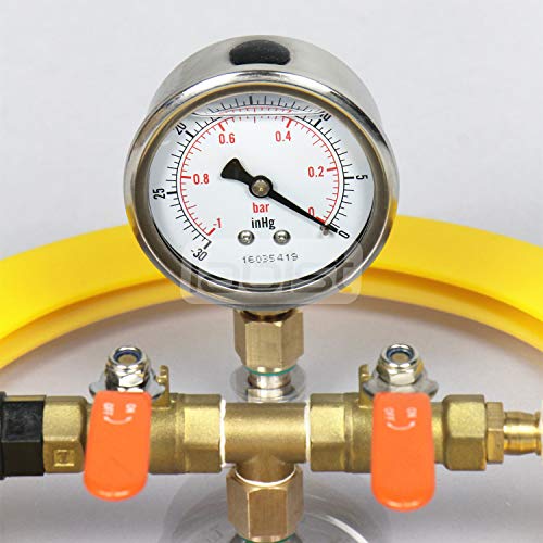 lab1st 1 1/2 Gallon Vacuum Degassing Chamber Kit with 3 CFM Vacuum Pump Pricepulse