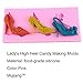 Mujiang Silicone Chocolate Mold High-heel Candy Making Kit Fondant Shoe Molds