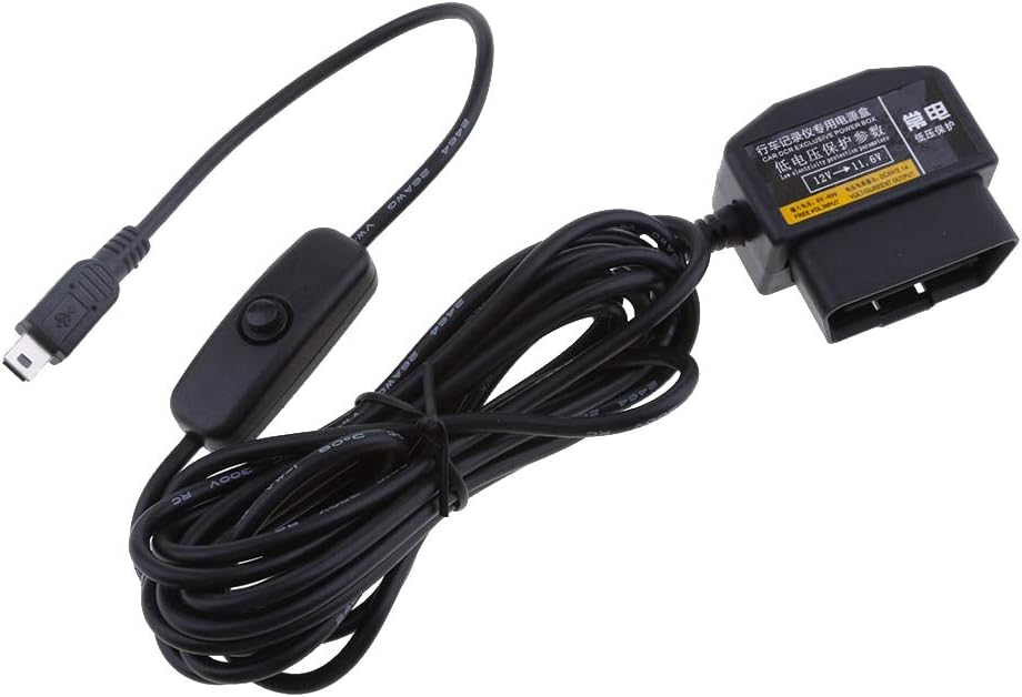 USSAK Direct- Premium 3.5Meters 12 24V To 5V/2.1A Car Dash Cam Hardwire Adapter Step Down Module Dvr Gps Obd Buck Cables