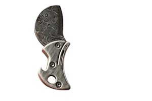 Mini Titanium Bottle Opener & EDC Cutter - Bottle Cap-Sized Keychain Multi-Tool with Retractable Blade, Rust-Proof for Campin
