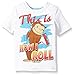 Curious George Little Boys' Toddler Short Sleeve Graphic T-Shirt, White, 4T