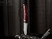 KUBEY Damascus Steel Folding Knife,Rosewood Handle,Drop Point,2-3/4-Inch Blade