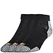 PowerSox Men's Powerlites Lo Cut Socks (2 PK (6 PAIRS)10-13(9-12.5 shoe size), Black)