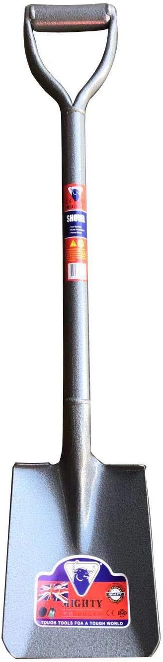 Mighty Products Garden Trench Square Mouth Shovel with Steel Handle