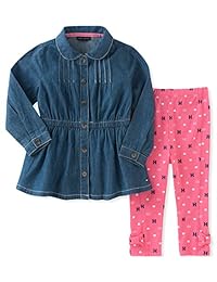 Conjunto de leggings y camisa para niña Tommy Hilfiger