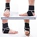 Ankle Brace Breathable Ankle Support Adjustable Ankle Stabilizer with Compression Wrap Support, Suitable for Men & Women, Sports (2 Pack)-One Size Fits All(Gray)