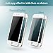 Klearlook [Privacy Series] Anti Spy Filter Featured 3D Curved Full Coverage Tempered Glass Screen Protector, White Frame with Matte Back Film for Apple iPhone 7 Plus (1+1 Pack)