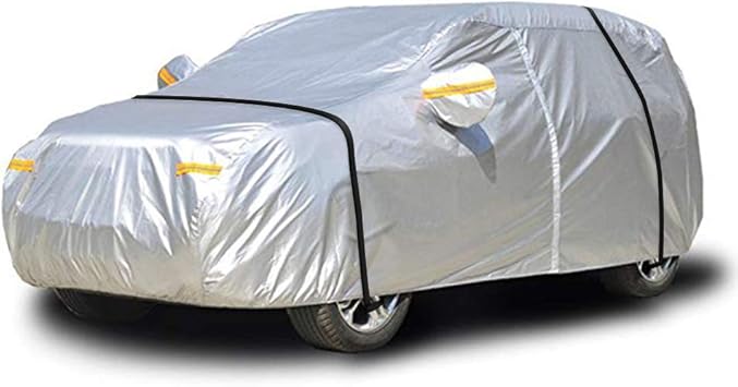 Amazon Neverland カーカバー 防水性アップ 自動車カバー ボディカバー 防水防塵防紫外線 取り付 け簡単 防風ベルト2本付き 415 175 145 ボディーカバー 車 バイク