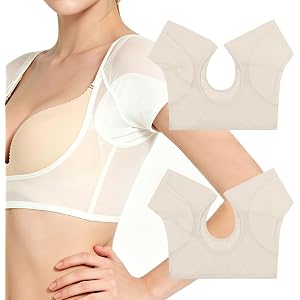 XCCFFSH Sweatproof Undershirt Women, Underarm Sweat Vest, 2PCS | Breathable, Invisible, With sweat-absorbing pad, Mesh fabric