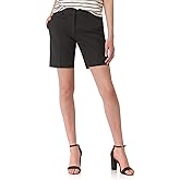 Rekucci Women’s Bermuda Shorts – Pull-On Style, Cotton Stretch, 8" Inseam, with Pockets