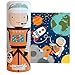Petit Collage Tin Canister Jigsaw Floor Puzzle, Into Space, 64 Pieces