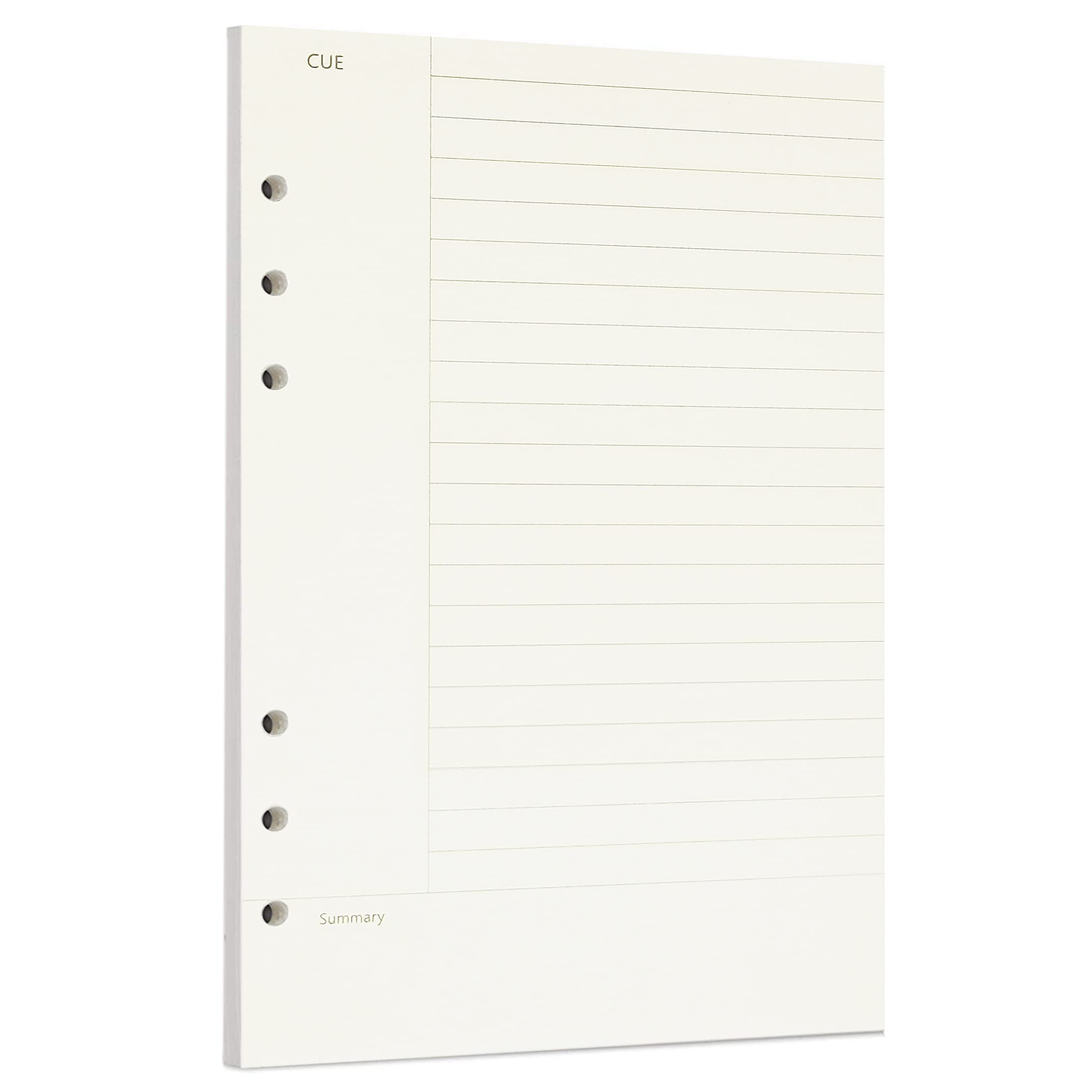 Zelten Loose Leaf Punched Paper Refills Paper for 6 Hole Binder Personal Organizer Diary Notebook Refillable Planner (Connell,A5/6 Hole)