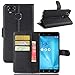 ASUS ZenFone 3 Zoom (ZE553KL) Case Holder + Screen Protector, Soft Flexible Slim TPU Rubber Cover with Kickstand and Shatterproof Protective Film for ASUS ZenFone3 Zoom 5.5