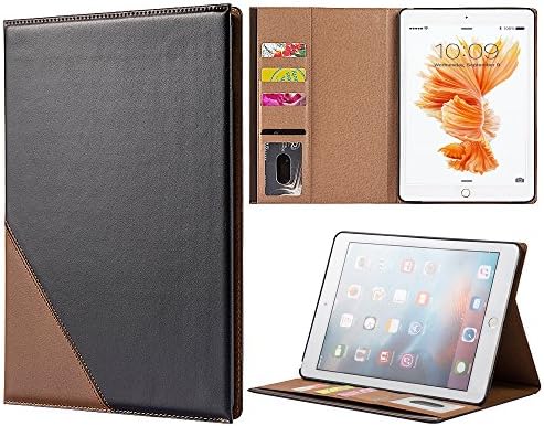 Business Platinum Smart Leather Flip Case for iPad Pro 9.7 inch - Black Brown