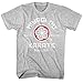 American Classics AMC Karate Kid Miyagi-Do Karate Logo Distressed Grey HTHR Adult T-Shirt Tee XL