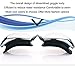 ALIWELL Swim Goggles, No Leaking, Anti Fog, UV Protection with Siamese Earplugs for Adult/Men/Women/Youth Kids, Black