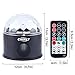 CHINLY LED Disco Ball Light MP3 Music Speaker USB Portable 9W 9color Modes Dance Hall Strobe Light Mini LED Stage Light Party Light for Wedding Party Bar Club DJ KTV (with Remote & US Plug)