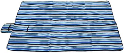 Ospard Outdoor Waterproof Picnic Blanket Mat With Strap SY-050 (Blue stria)