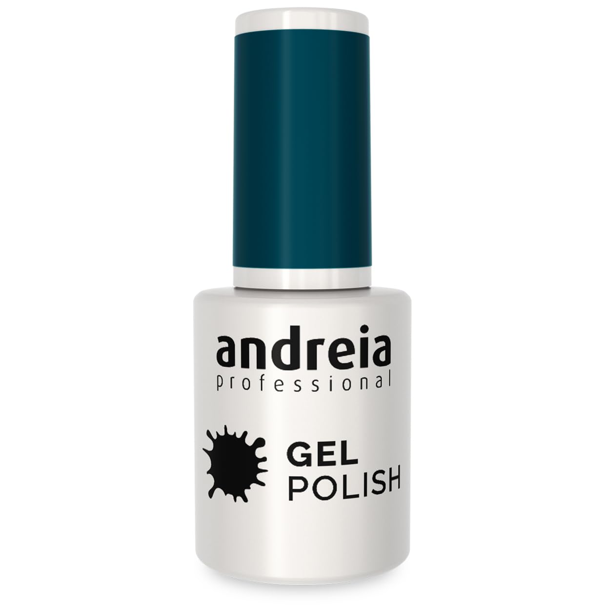 Andreia Semi-Permanent Nail Gel Polish for UV/LED Lamp - Intense Shine and 4 weeks Lasting Manicure Nail Gel Varnish - Colour 232 Teal 10.5 ml