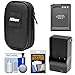 Nikon Coolpix Nylon Digital Camera Carrying Case with EN-EL12 Battery & Charger + Accessory Kit for AW120, AW130, P340, S9900, A900, W300