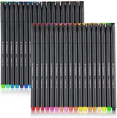 36 Coloured Pens High quality Level Markers, High quality Tip Drawing Pens, Porous Fineliner Pens for Bullet Journal Planner Writing Observe Taking Calendar Agenda Coloring Artwork Faculty Workplace Provides