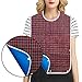 Adult-Bibs-for-Eating-3 Pack Adult Bibs for Women and Man Clothing Protector