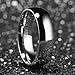 King Will BASIC 7mm Stainless Steel Ring Original Color Full High Polished with Laser Etched I Love You