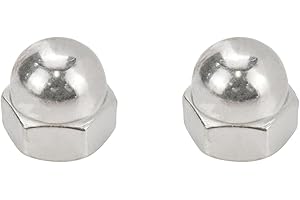 Dahszhi 2 Pcs 5/8-11 Acorn Hex Cap Nuts,Acorn Nuts 304 Stainless Steel Hex Nut