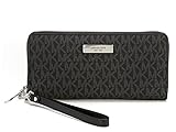 Michael Kors Jet Set Signature Travel Wristlet, Black