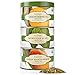 Tea Forte LOOSE LEAF TEA TRIO, 3 Small Tea Tins, Green Tea Sampler - Lemon Sorbetti, Moroccan Mint, Green Mango Peach
