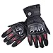 Chitone Motorcycle Gloves Winter Waterproof Motorbike Motocross Gloves (X-Large, Black)