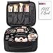 Portable Travel Makeup Bag Organizer | Cosmetic Case Organizer | 9.8'' Makeup Train Case with Adjustable Dividers | by TOP S.X.