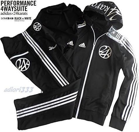 Amazon Adidas 24karats 日本限定商品 第4弾 Exile ジャージ アディダスパフォーマンス トラックスーツ黒白ｌ国内正規品 アイドル 芸能人グッズ 通販