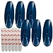 Command Hooks Medium Size 3M Hooks Indigo Blue Wall Hooks, 6-Hooks