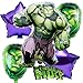 17PC HULK FOIL LATEX BALLOONS FOR BIRTHDAY PARTY THEME DECORATION SUPPLIES