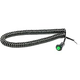Momentary Small Push Button w/6' Wound Cord (Green)