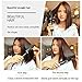 VanseeCeramic Tourmaline Ionic Flat Iron Hair Straightener Professional Glider Fast Blackthumb 3