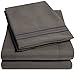 1500 Supreme Collection Queen Sheet Sets Gray - Luxury Hotel Bed Sheets and Pillowcase Set for Queen Mattress - Extra Soft, Elastic Corner Straps, Deep Pocket Sheets, Queen Gray