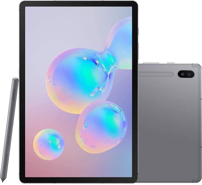 Tablet Samsung Galaxy Tab S6, 128GB, Tela 10.5”, Octa Core, Prata 