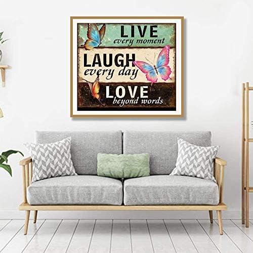 Diamond painting kit with colorful diamonds on an 8-inch canvas by Witfox, priced at $8.79.