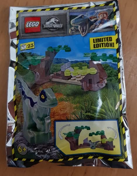 LEGO Jurassic World Raptor in Hiding Foil Pack Set 122217 (Bagged)