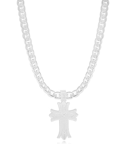 Generic Cross Necklace for Men Women - Acrylic Long Pendant